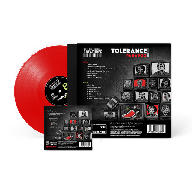 Tolerance Paradox Muso Bundle (Limited Ed Red Vinyl & CD)