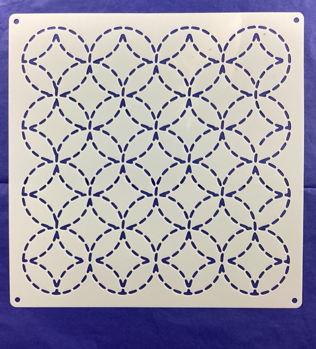 Grand pochoir Shippo Tsunagi 