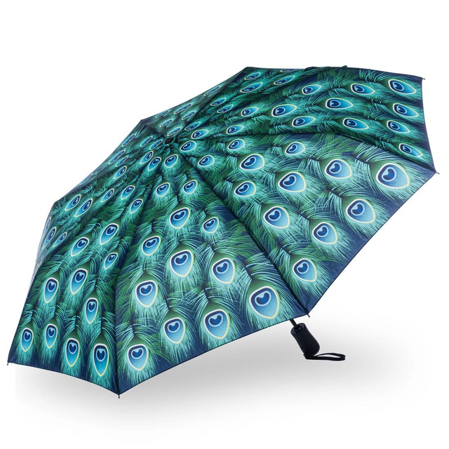 SOAKE Storm King Folding Umbrella - Peacock