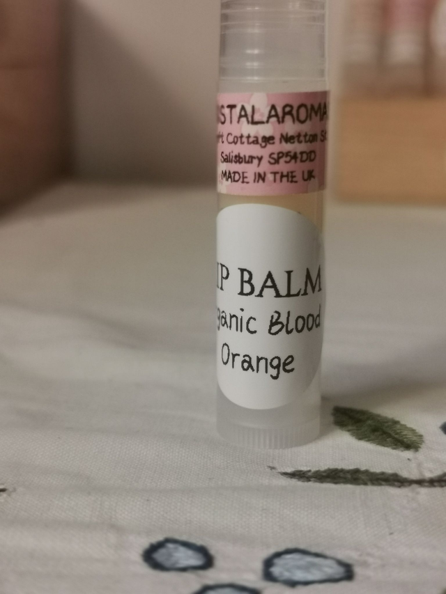 Lip Balm  Organic Blood Orange (organic ingredients) 4g