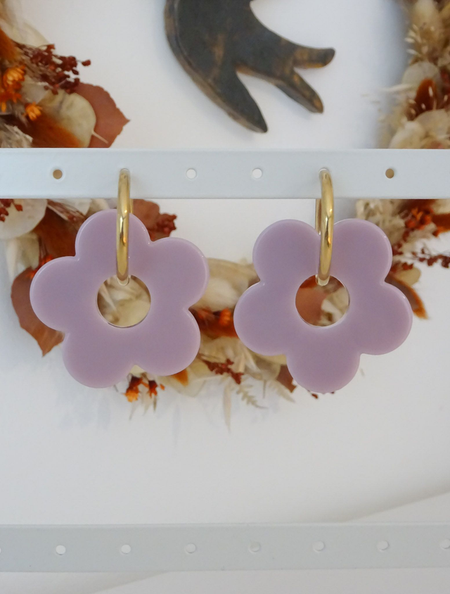 Grande fleur : Lila