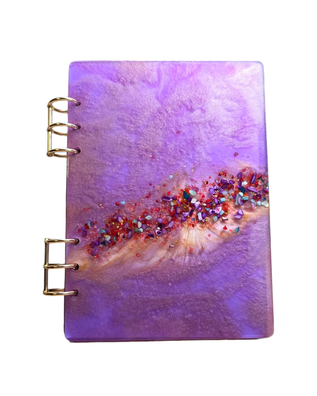 Carnet Géode Violette