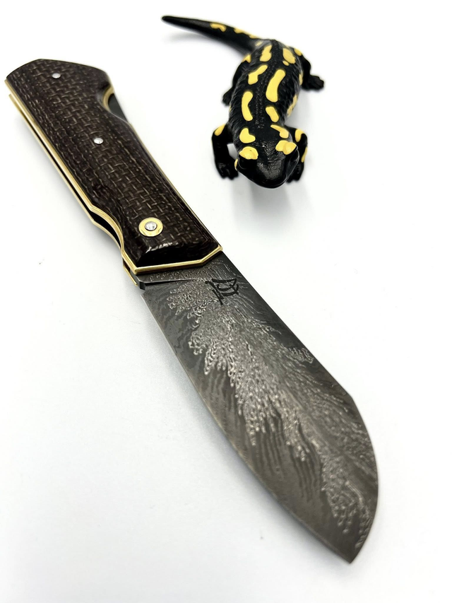 P&#039;tit Beurre (des)salé, pompe arrière, micarta toile de jute brun