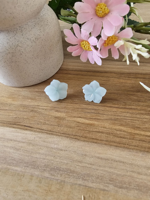 💜fleur Sauvage -&quot;Jardin Secret&quot;– L’éclat floral au creux de l’oreille 💜