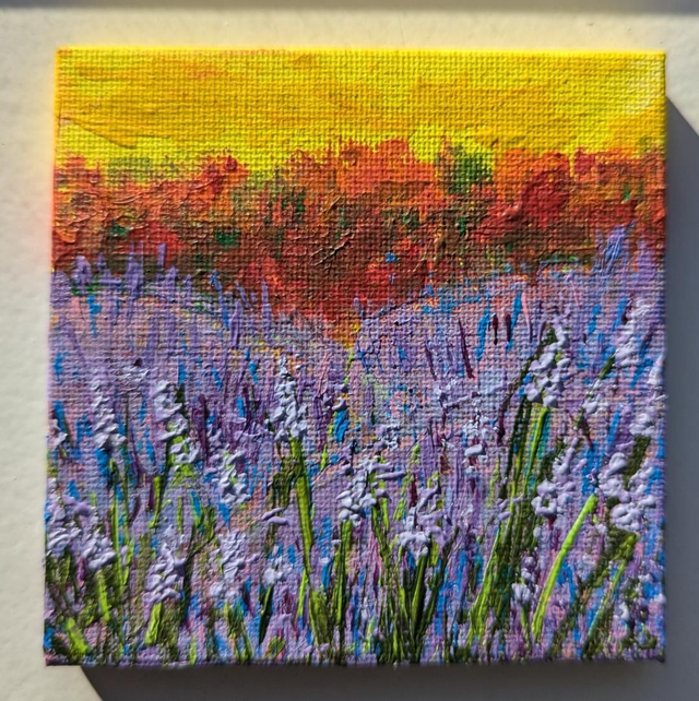 Amid the flowers (mini)