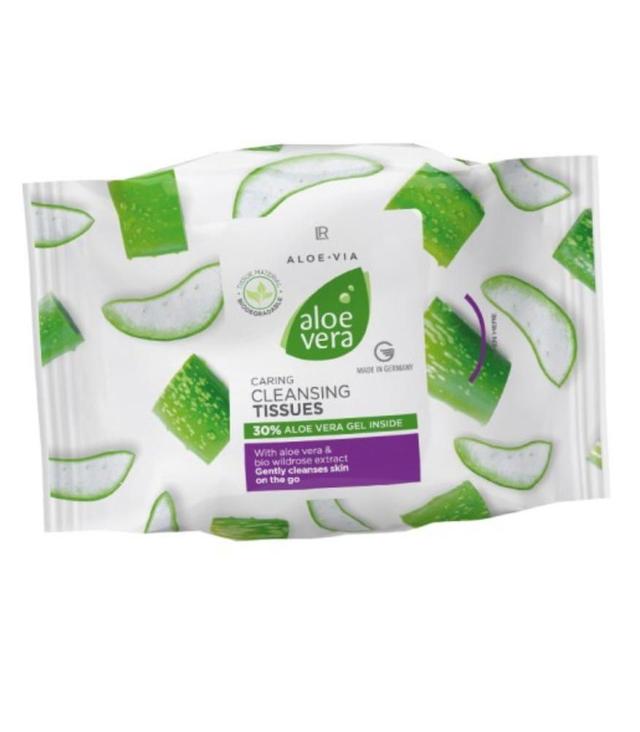 Lingettes nettoyantes, 30% aloé Vera, 25 lingettes 