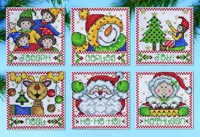 Christmas Tags Tree Ornaments Kit By Design Works