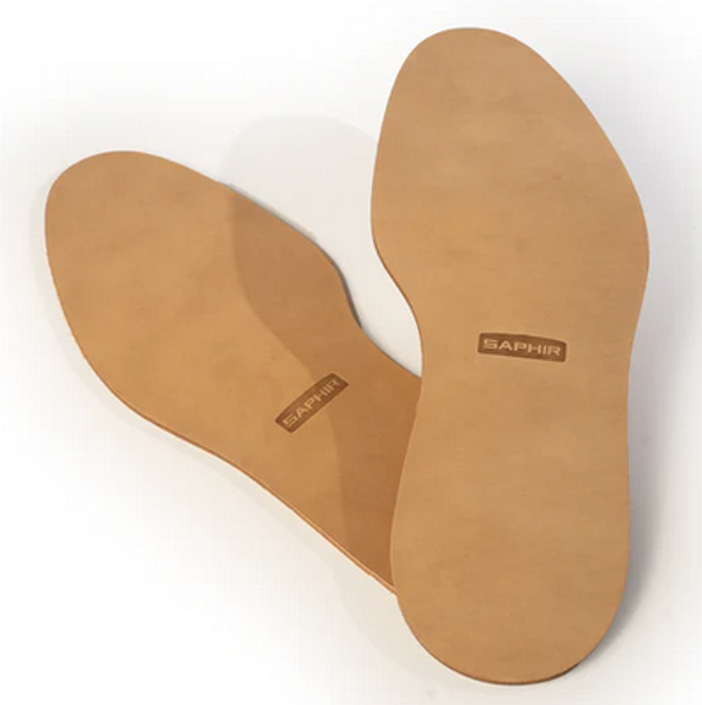 SAPHIR BEAUTE DU CUIR - ABINGTON BARK LEATHER SOLE THINKNESS 4.5/5.0mm SIZE 44/46