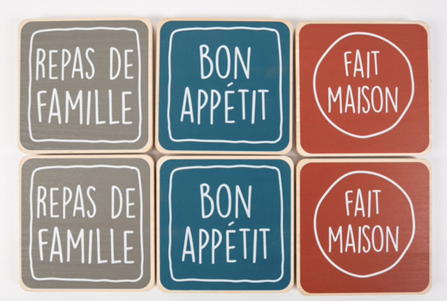 Dessous de plat en bois 