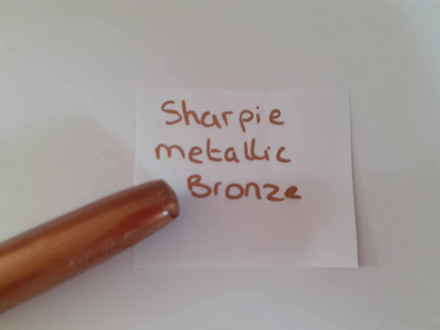 Zelebs in shed CHOOSE YOUR MARKER Sharpie METALLIC BRONZE