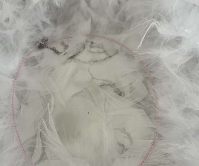 Ras de cou quartz rose 