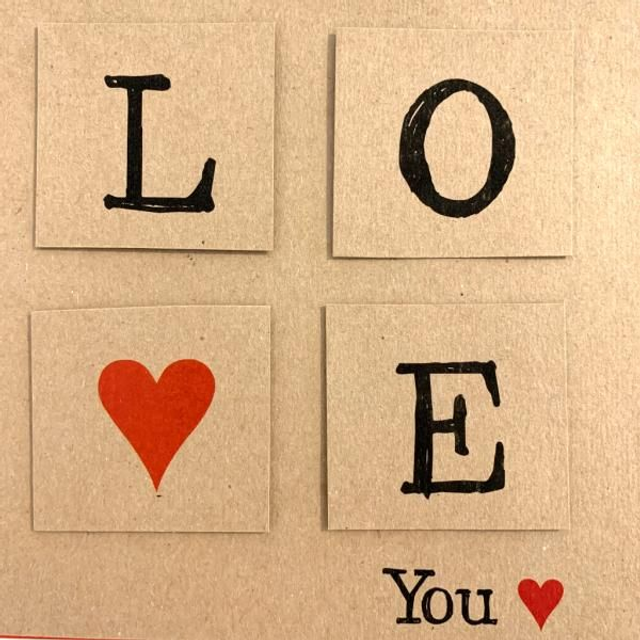 Love Squares With Hearts