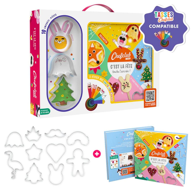Chefclub Kids Coffret : C'Est La Fete Toute L'Annee