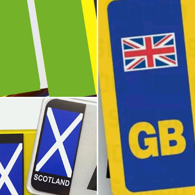 Scotland/GB 2D Sticker Flags