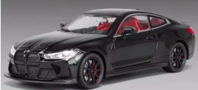 DieCast model auto metaal BMW M4 (1:24) zwart