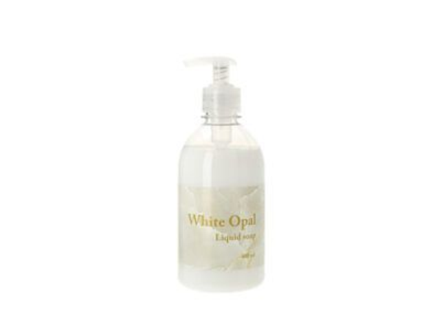 Vedelseep White Opal 0.4l pumbaga