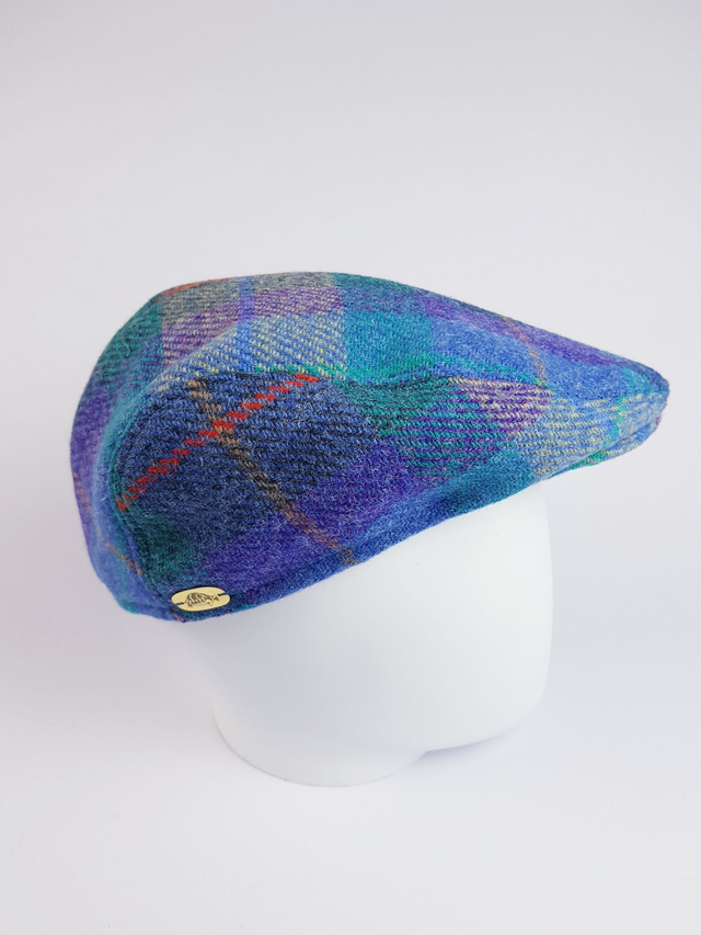 Carreaux "Bleu/violet" Harris Tweed