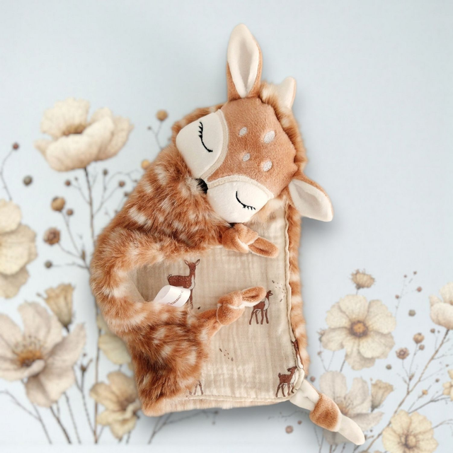 Biche fourrure à pois