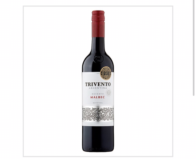 Trivento Reserve Malbec Red Wine 75cl