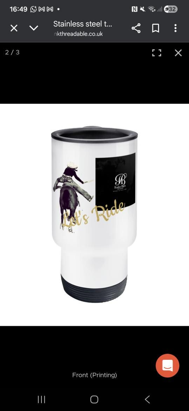 Travel Mug Let's Ride 