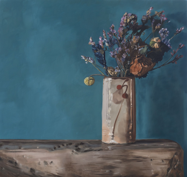 Vase with Dried Flowers