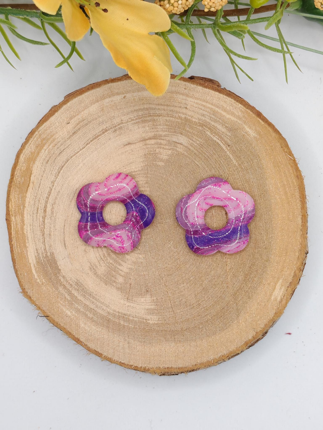 Fleurs Amaya effet pierre violet