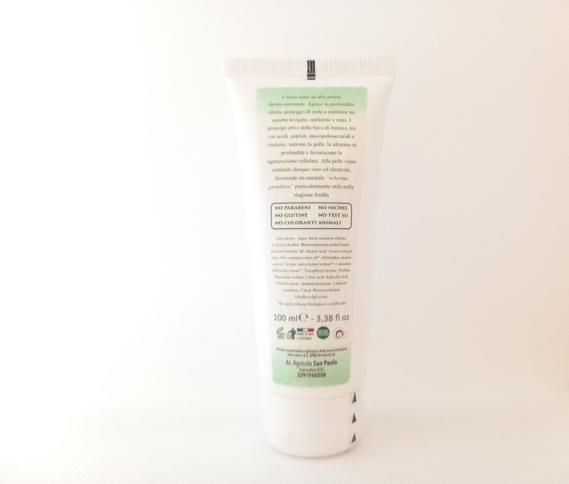 Crema Mani Con Bava Di Lumaca - 100 ml - Nutriente e Idratante