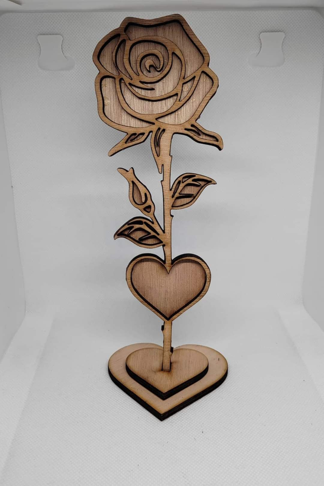 Rose en bois