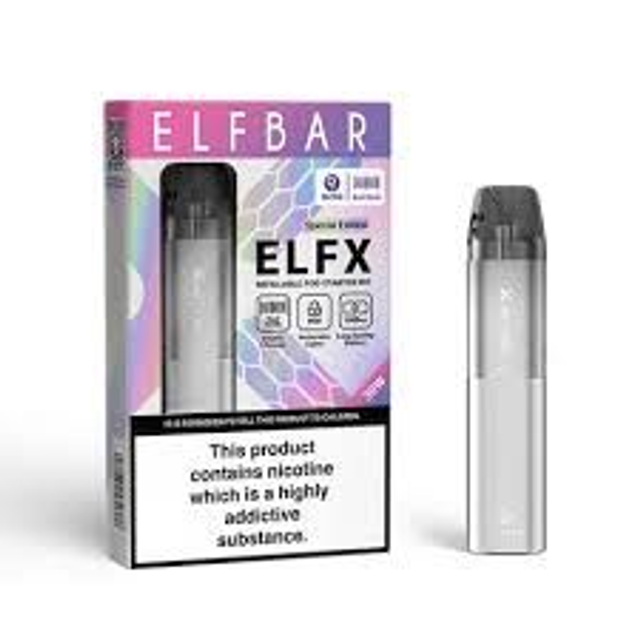 ELFBAR ELFX Starter Kit 1000mAh Silver EAN6932570107398