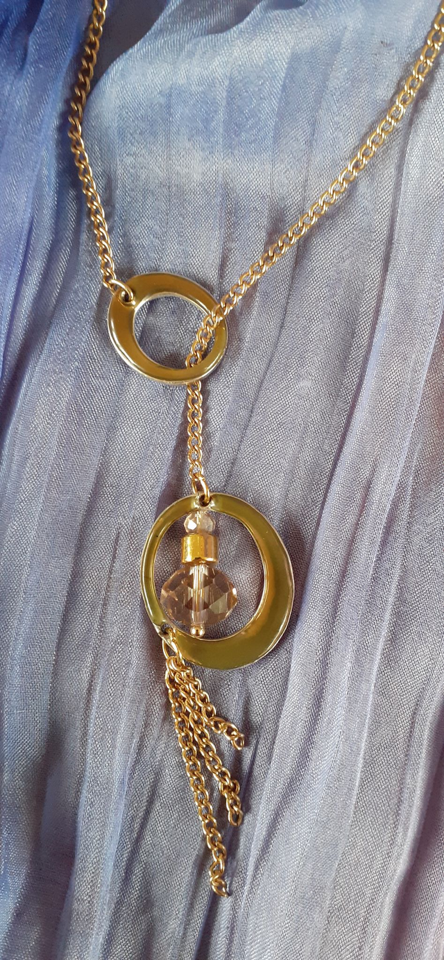 Alium Collier Court asymétrique doré