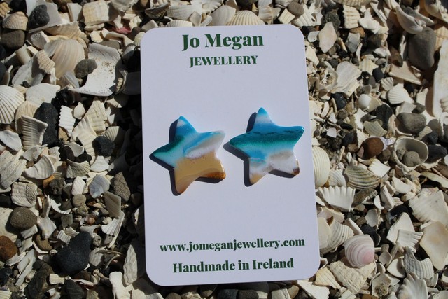 Ocean Star stud earrings   