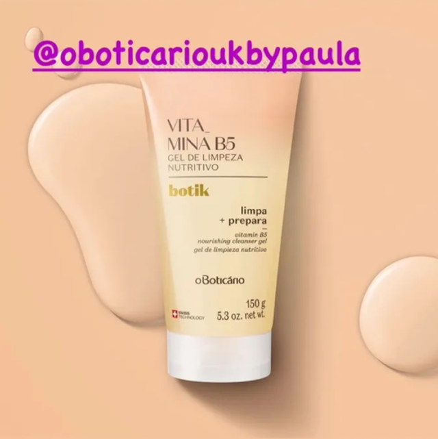 Botik Gel de Limpeza Facial Nutritivo Vitamina B5 150g*