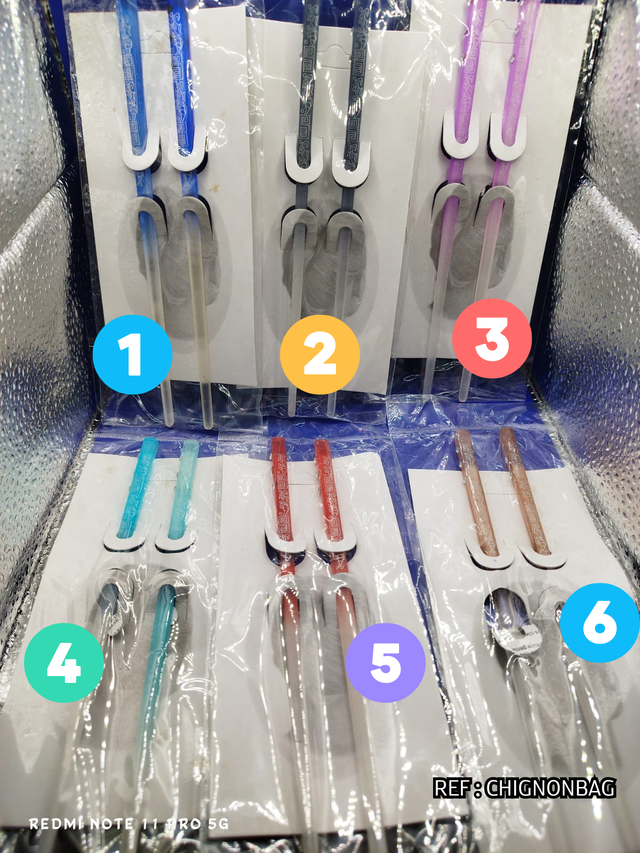 Baguettes à Chignon