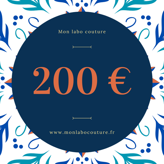 Carte cadeau de 25 à 200 € (à imprimer)