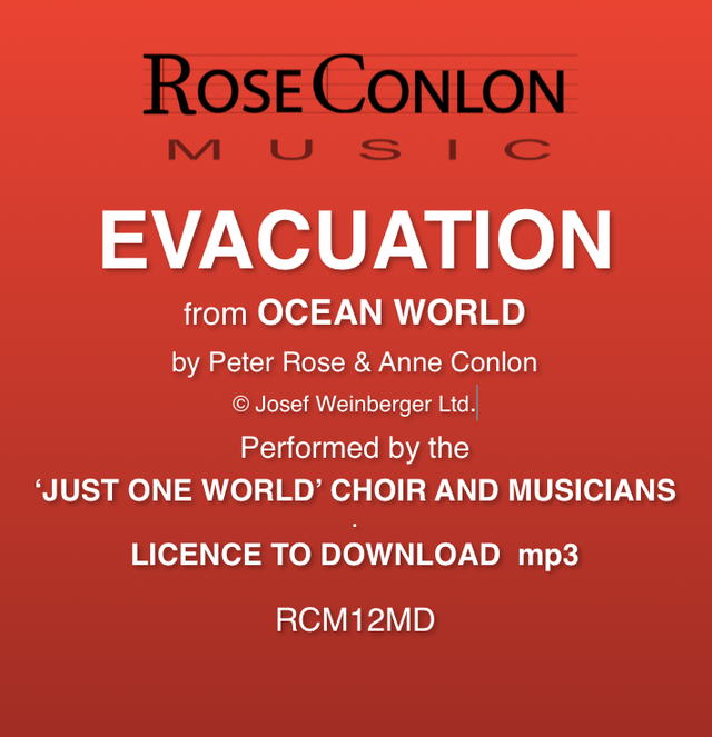 EVACUATION  (from Ocean World by Peter Rose &amp; Anne Conlon)
