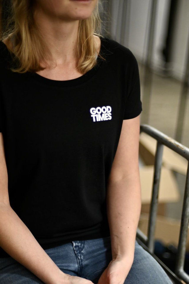 Basic T-Shirt Männer schwarz