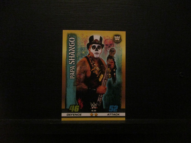 Papa Shango - W Legends Slam Attax 10th Edition Original Trading Card #302