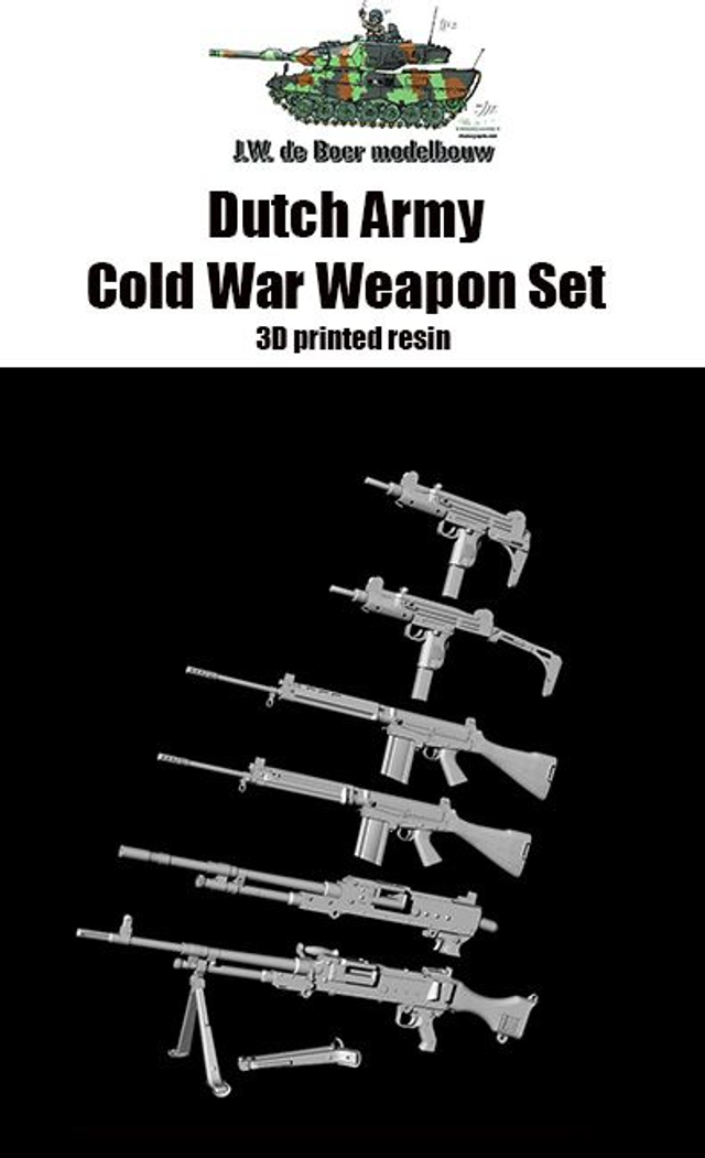 1/35 Dutch Army Cold War Era Weapons set (Improved)