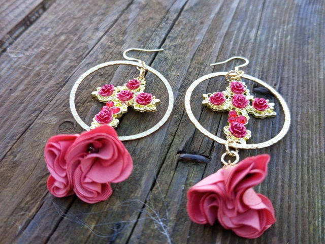 Boucles d'oreilles lustre Lalima