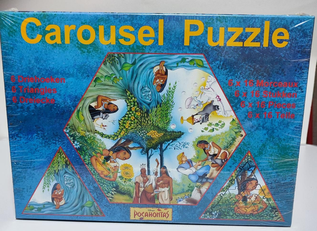 Carousel Puzzle Pocahontas 6 x 16 Teile