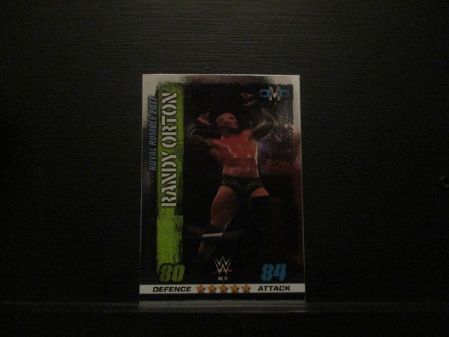Randy Orton - OMG Slam Attax 10th Edition Original Trading Card #71