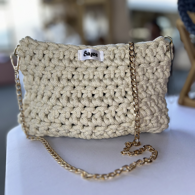 Petit sac beige 