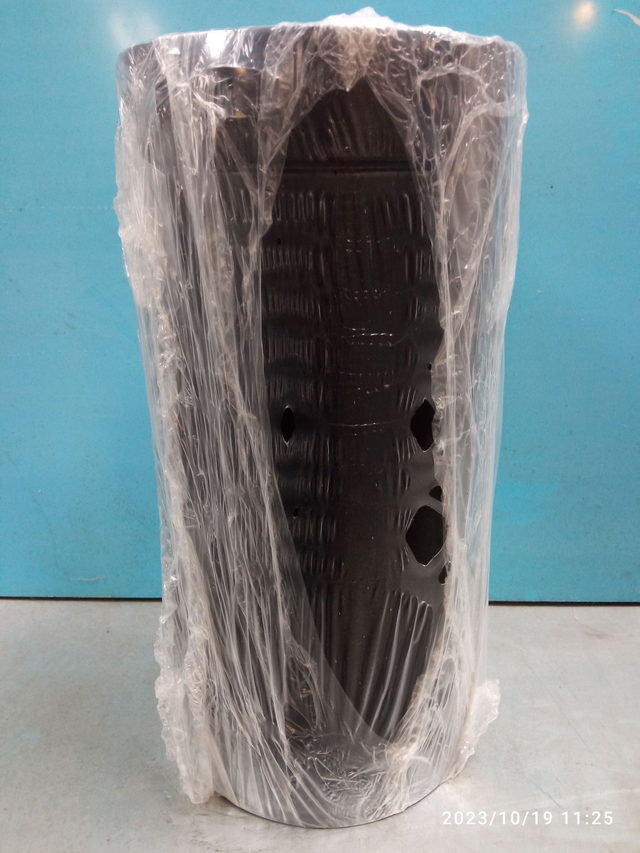 PTR30 - D180 - Élément départ plafond 500 mm NOIR - 2PTGEDPS180NO