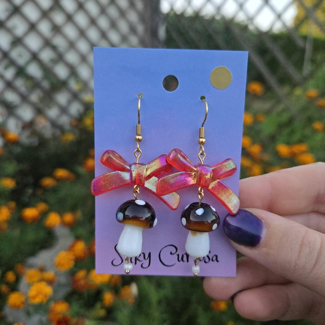 mushrooms &amp; bows +