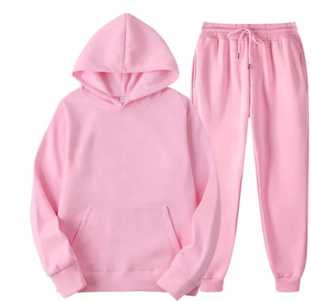 ENSEMBLE JOGGING MIXTE ROSE 