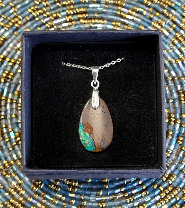 Pendentif Opale Boulder 