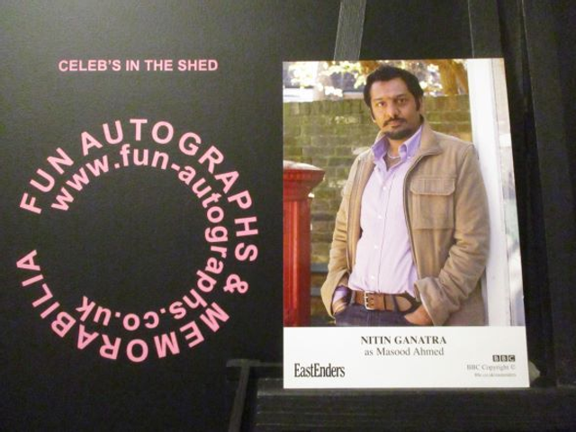 Nitin Ganatra (Masood Ahmed) Original EastEnders Cast Card