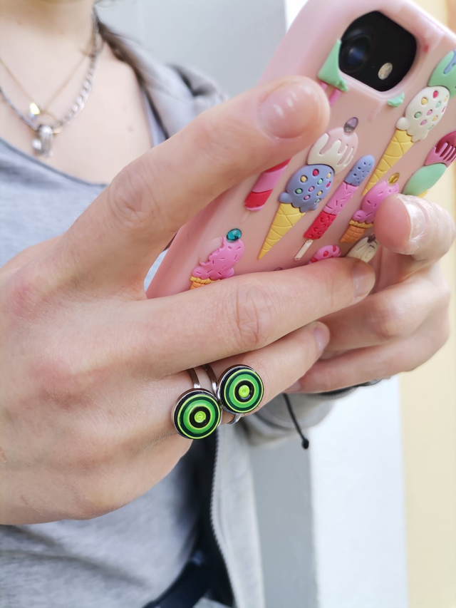 Bague ajustable en cier inoxydable 