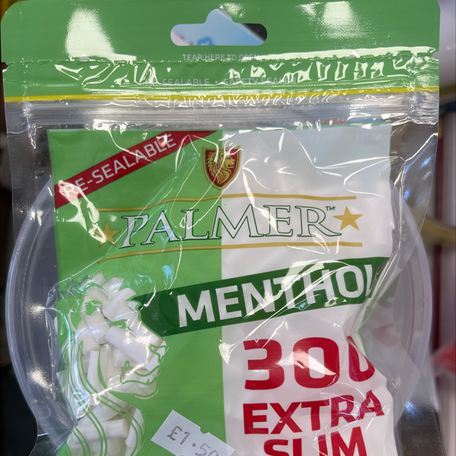 300 palmer menthol extra slim