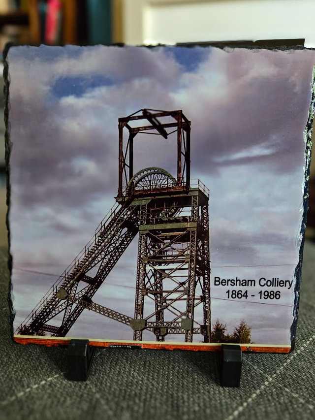 0600 Bersham Colliery Commemorative Slate 